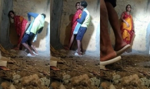 Desi Vlg Wife Standing Fucking