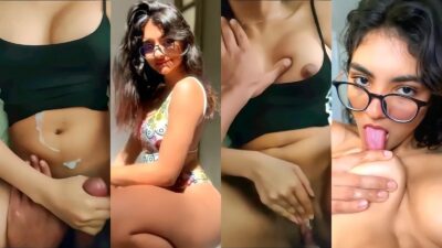 hot desi slut girlfriend fingering her wet pussy then I fucked her hard