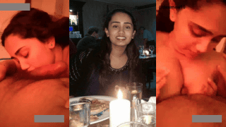 Cute Chubby Indian Girl Gives Amazing Steamy Juicy Blowjob & Ball Sucking
