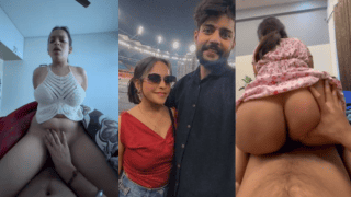 Horny GenZ Babe Swati Rides In Reverse Cowgirl While Getting Her Ass Spanked Red
