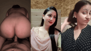 Gorgeous Milky White Big Ass Punjabi Girl Rides In Reverse Cowgirl Like A Goddess